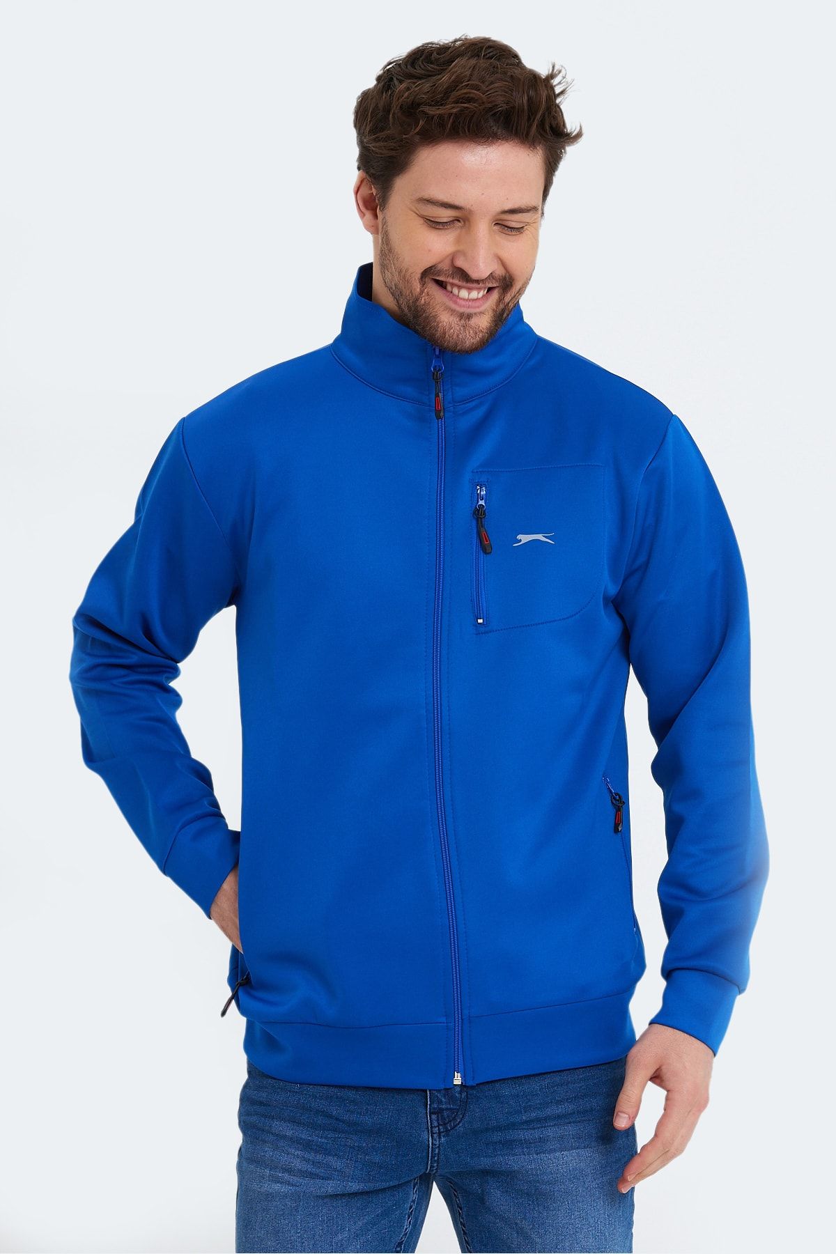 Slazenger Seek Erkek Sweatshirt Saks Mavi BY6807