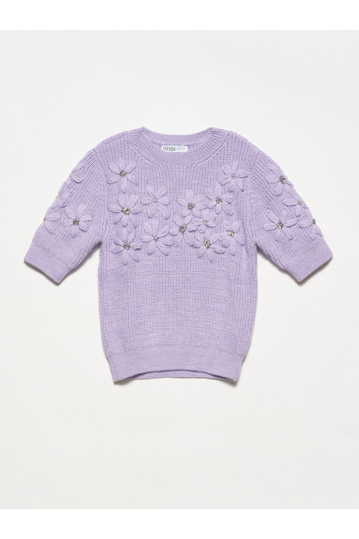 Dilvin Pullover Lila Regular Fit Fast ausverkauft