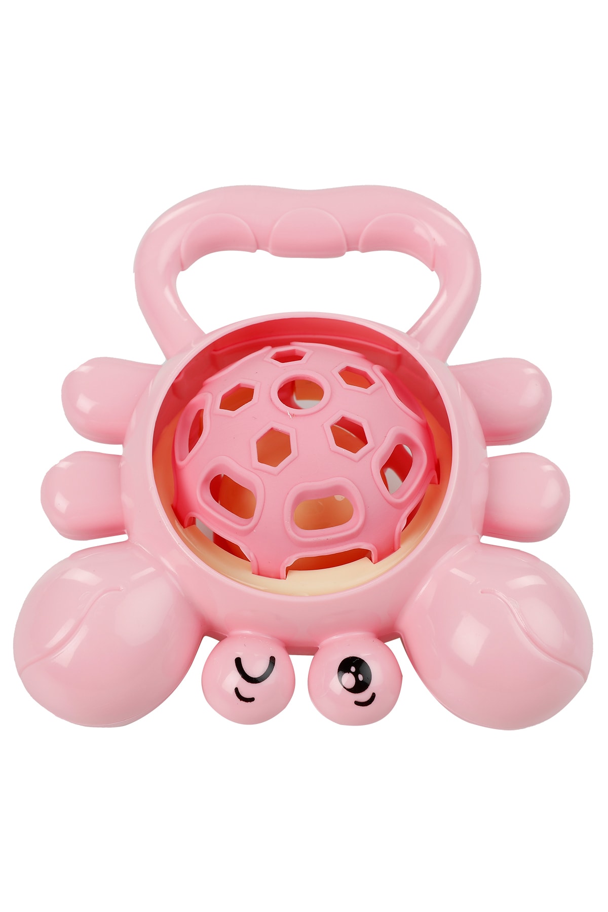 Babies Cute Crab Rattle Pink