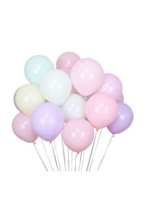 Balon Pastel Renkli Karışık 12 Inç Makaron (100 Lü Paket) BE2395