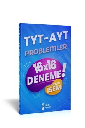 Isem 2021 Tyt Ayt Pratik Isem Kazandıran Problemler 16x16 Deneme 9786052865064