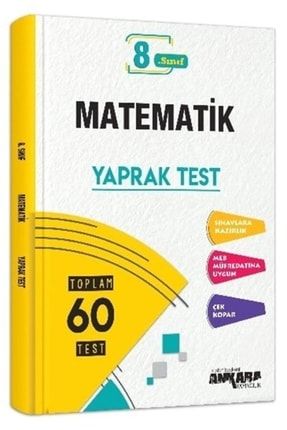 Ankara Yayınları 8. Sınıf Matematik 60 Yaprak Test 9786052660294