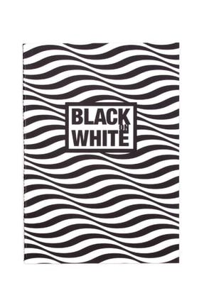 Black On White Wave 16,5x23,5 20 Yaprak (siyah) Defter 8693043124929