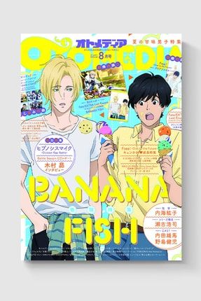 Banana Fish Anime Magazine Dergi Kapağı Poster - Yüksek Çözünürlük Hd Duvar Posteri DUOFG105995
