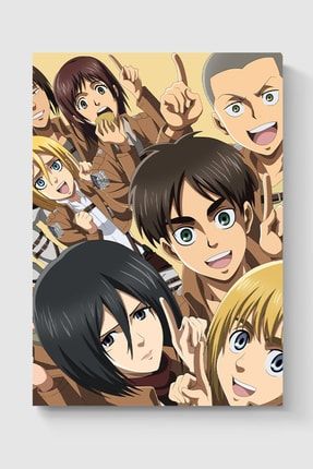 Attack On Titan Anime Manga Poster - Yüksek Çözünürlük Hd Duvar Posteri DUOFG102809