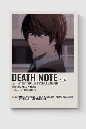Death Note Anime Info Card Bilgi Kartı Minimalist Poster DUOFG200243