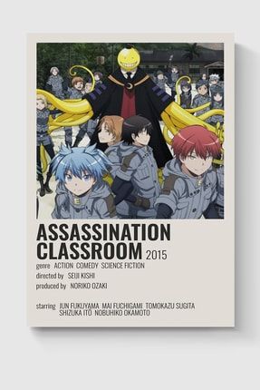 Assassination Classroom Anime Info Card Bilgi Kartı Minimalist Poster DUOFG200170