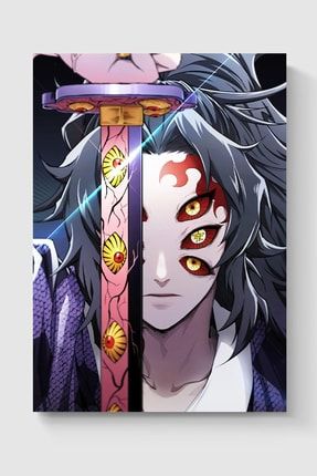 Demon Slayer Kokushibo Anime Manga Poster - Yüksek Çözünürlük Hd Duvar Posteri DUOFG104040