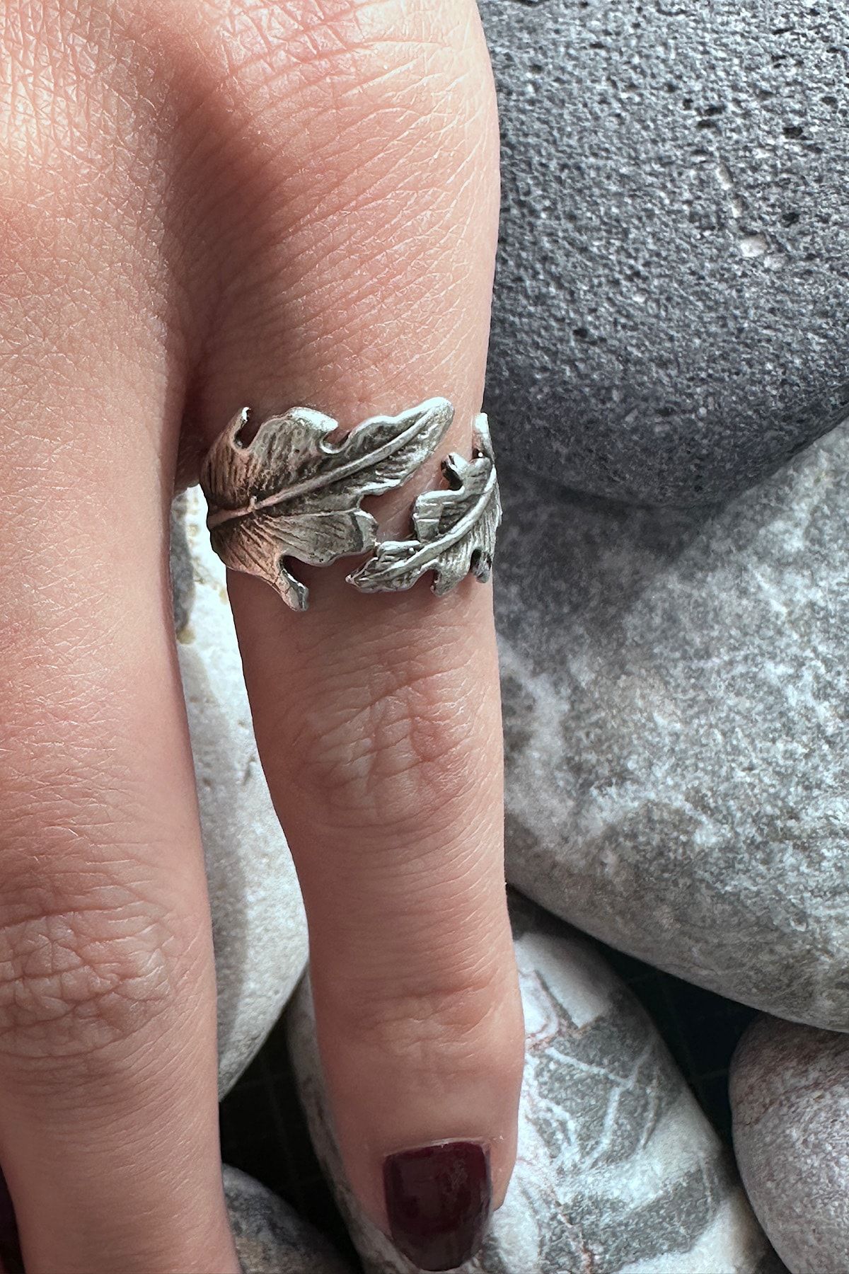 Adjustable leaf hot sale ring