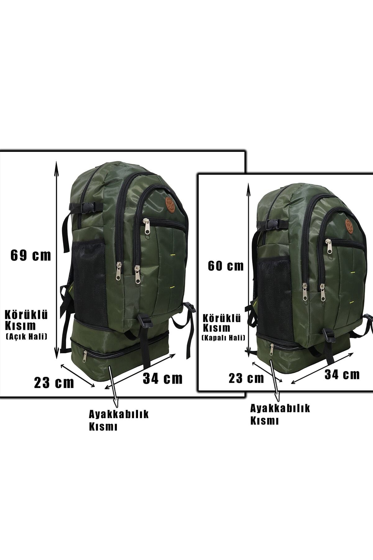 کوله پشتی زنانه سبز SEASONPOLO CLUB | 5237921 اورجینال - تصویر 3