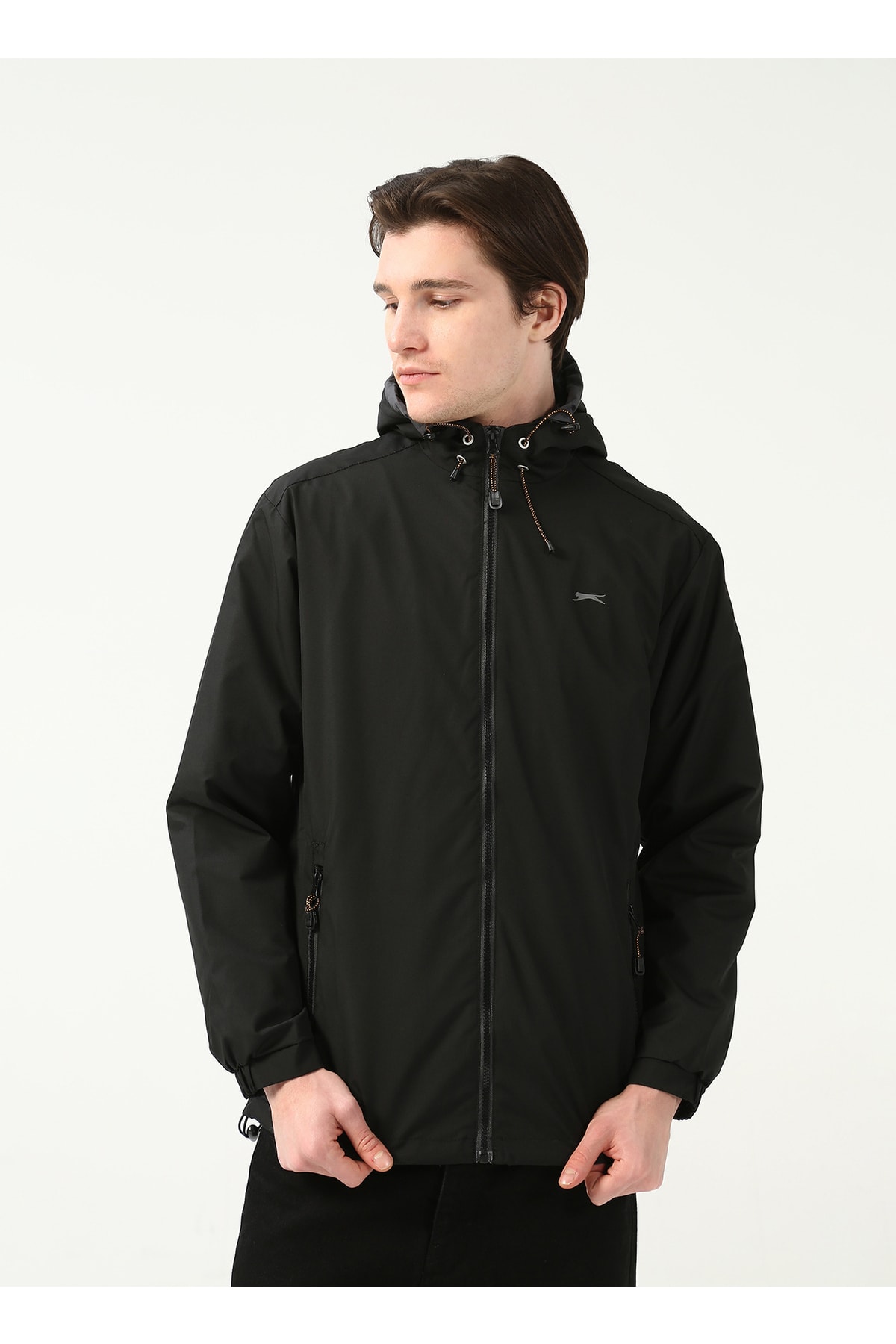 کاپشن مردانه مشکی St21je060-500 Offense اسلازنگر کاپشن Slazenger