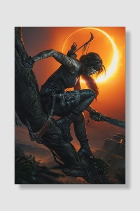 Tomb Raider Oyun Posteri Kalın Parlak Kuşe Kağıdı GODPS010