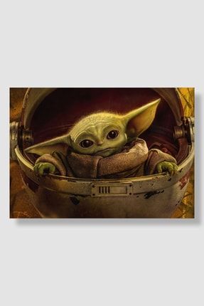 The Mandalorian | Baby Yoda Dizi Posteri Yüksek Kaliteli Kalın Parlak Kuşe Kağıdı FDDPS033