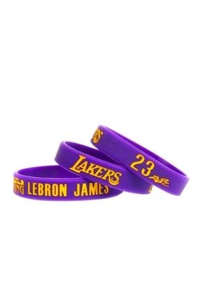 Lebron James Mor Los Angeles Lakers Basketbol Nba Bileklik LJ252323