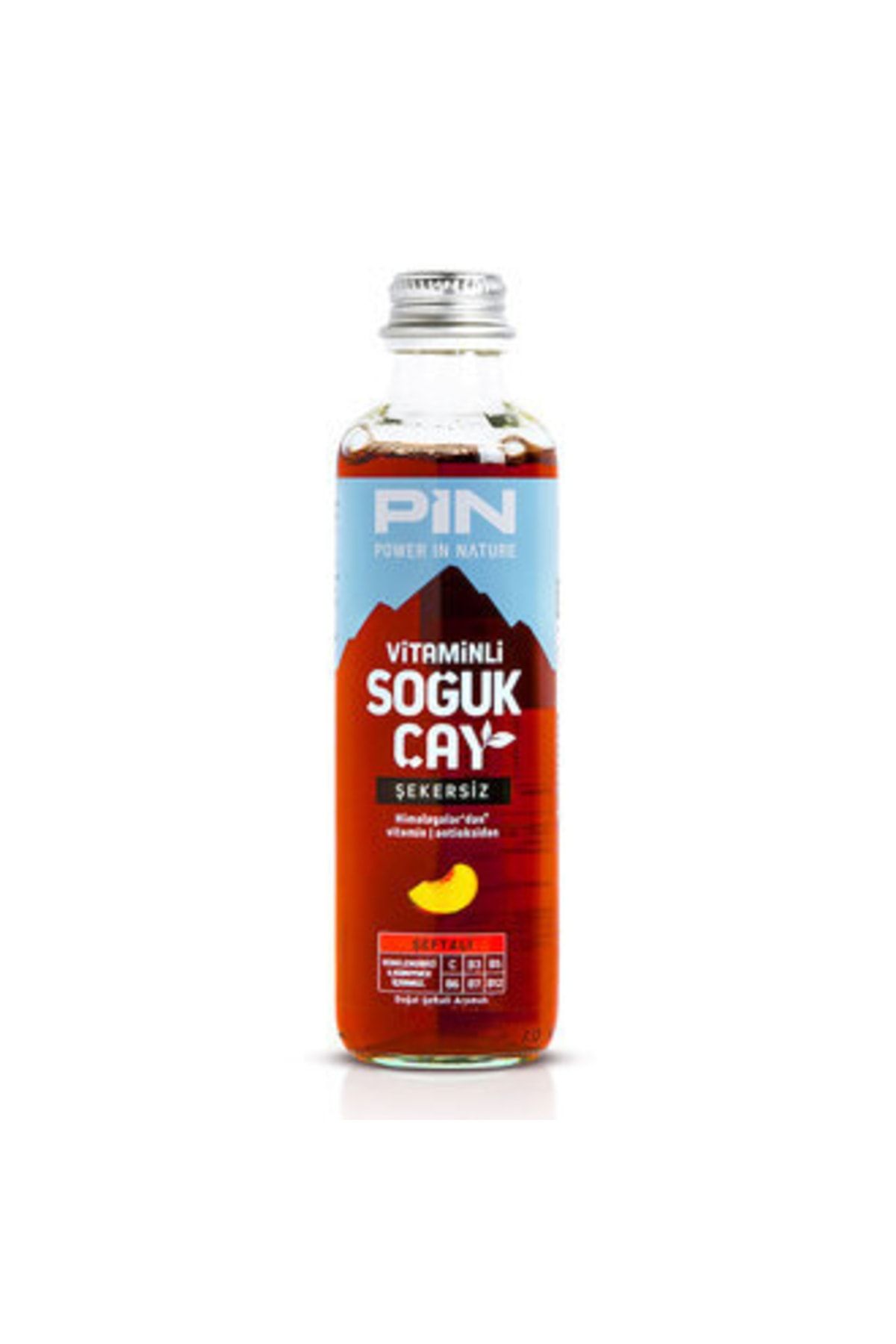 PIN Vitaminli Soğuk Çay Şeftali 250 Ml ( 9 Adet )