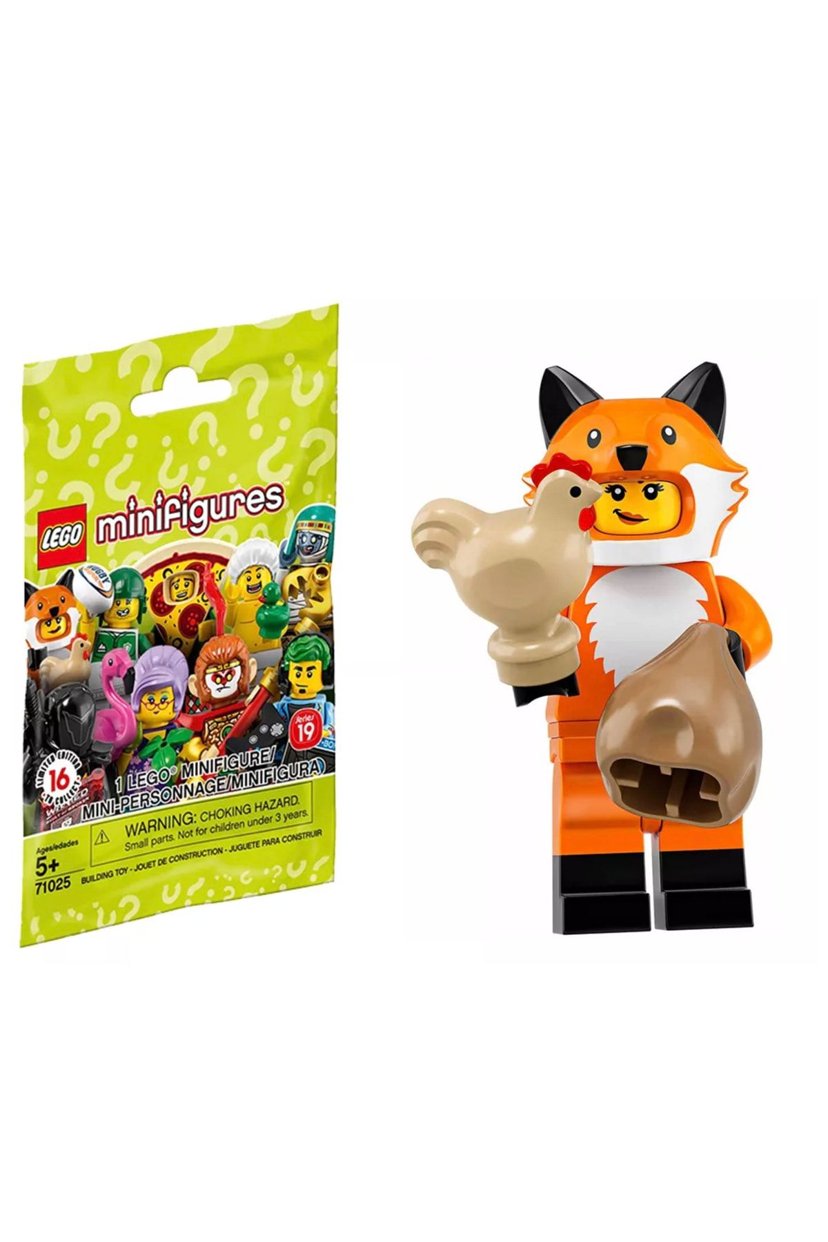 Lego fox top suit minifigure