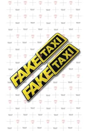 Fake Taxi 2 Adet Damla Sticker hgl7458