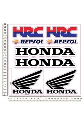 Honda Hrc Repsol Sticker Set Sticker Seti akr44ss