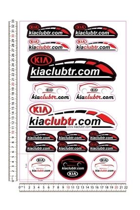 Kia Clup Oto Sticker Set ku4