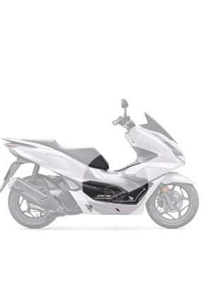 Honda Pcx 125 2021 Beyaz Motosiklet Için Karbon Desen Gri Yan Pad pcx241