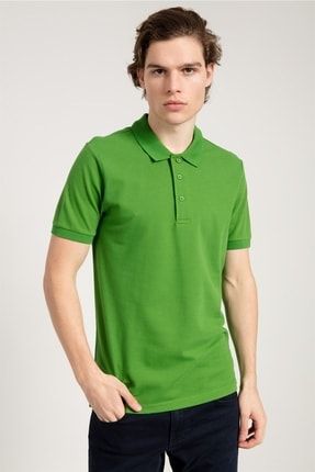 Yeşil Erkek Polo Yaka T-shirt 70159