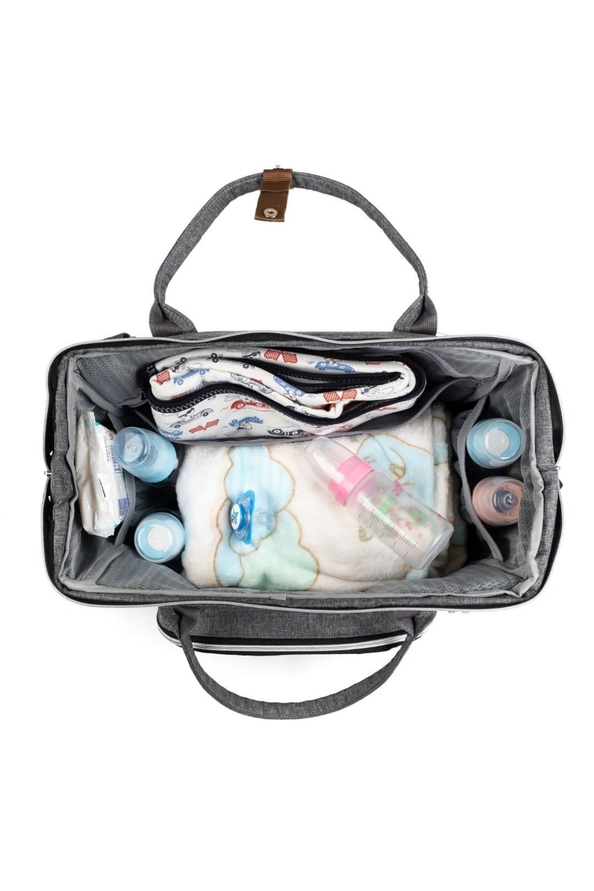 Sahra 5 Parça Doğum Seti Bebek Bakım Çantası, Hastane Çıkış, 7’li Mendil,3’lü Çorap Ve 0-3 Ay Bebek Body fotoğrafı 5 (önizleme)