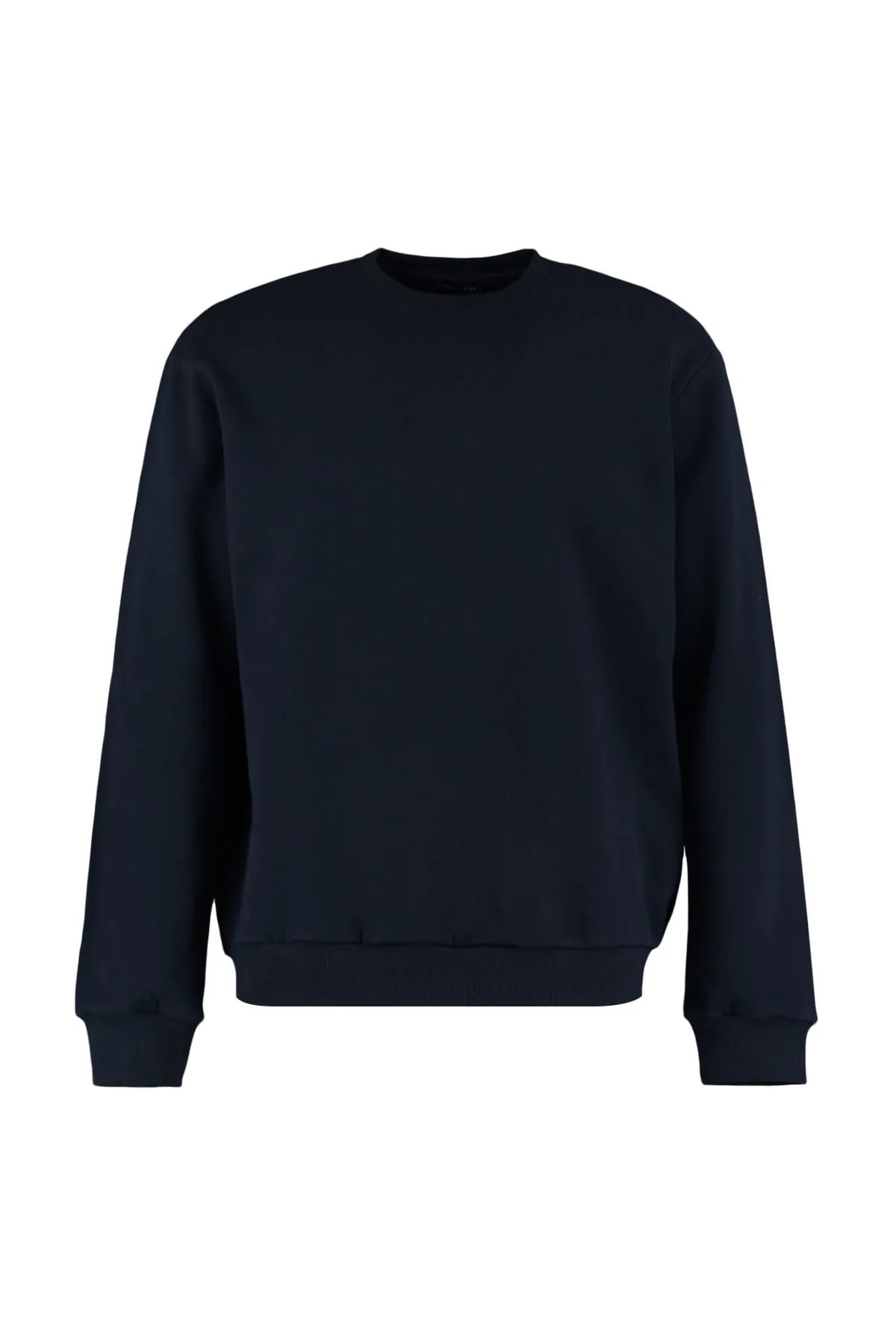 Trendyolmilla  Lacivert Regular/Normal Kesim İçi Polar/Sıcak Tutan Sweatshirt TMNAW21SW1208 - Görsel 13