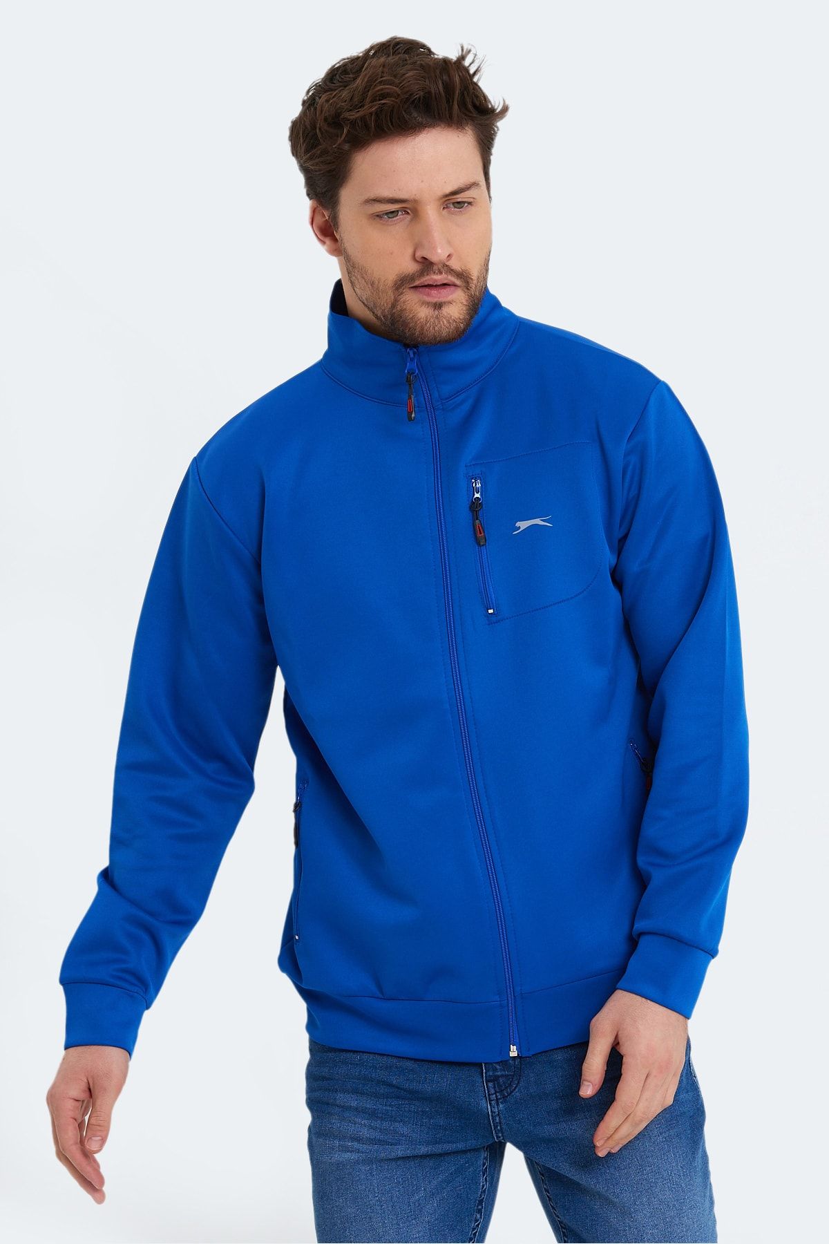 Slazenger Seek Erkek Sweatshirt Saks Mavi BY6807
