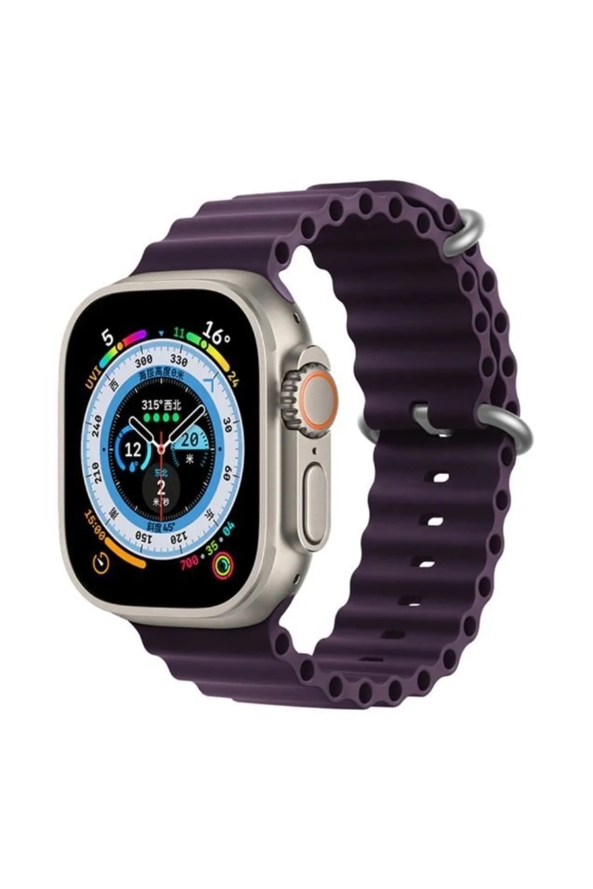 Montbell Watch Uyumlu Ocean Kordon 49/45mm 44mm 42mm Watch Ultra-watch 8/7/6/5/4/3/2/1-dt8 Ultra-w58-dt8 Max