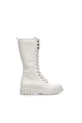 Beyaz Kadın Vegan Sneakers & Spor Çizme 402 2502C BN CZM SK19-20