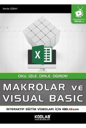 Makrolar ve Visual Basic 2019 2-9786052118535
