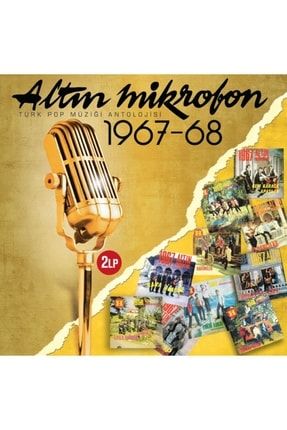 Plak - Altın Mikrofon 1967-1968 (2 Lp) Türk Pop Müziği Antolojisi LP701