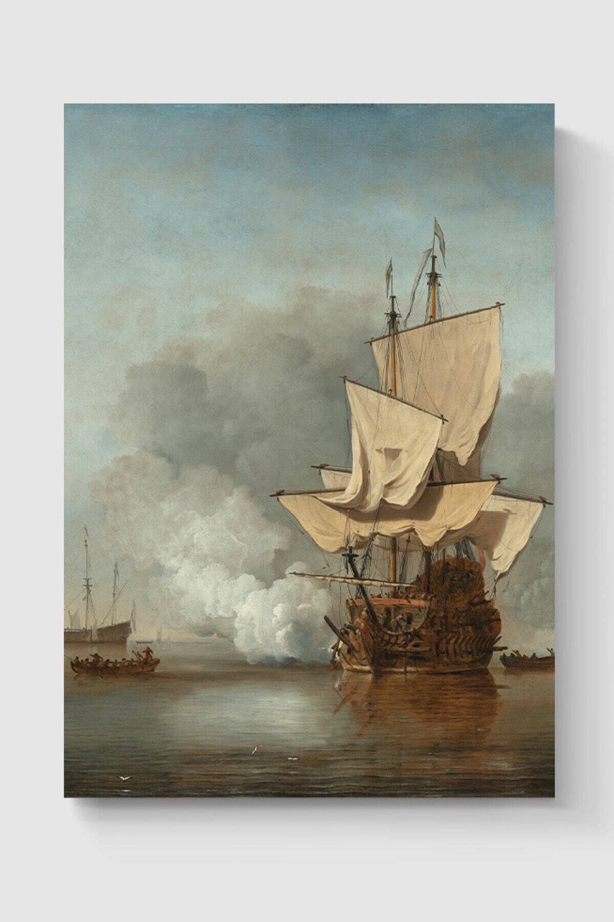 DuoArt Barok Baroque Kalyon Gemi Sanatsal Poster Yüksek Çözünürlük Hd