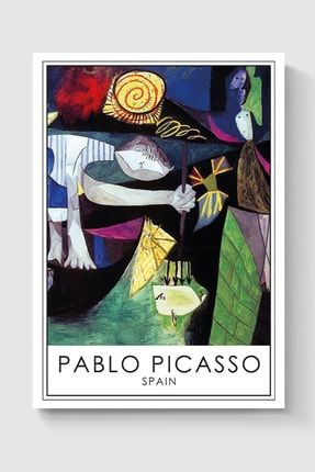 Pablo Picasso Tablo Sanatsal Ünlü Ressam Poster - Yüksek Çözünürlük Hd Duvar Posteri DUOFG100404