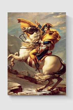 Jacques Louis David - Napoleon Crossing The Alps - Masterpiece Tablo Ünlü Ressam Poster DUOFG103340
