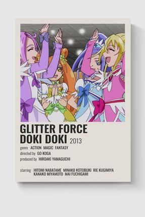 Glitter Force Doki Doki Anime Info Card Bilgi Kartı Minimalist Poster DUOFG200069