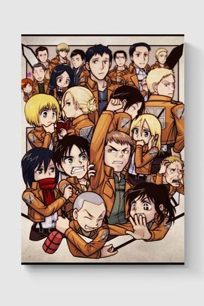 Attack On Titan Anime Manga Poster - Yüksek Çözünürlük Hd Duvar Posteri DUOFG102825