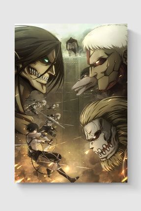 Attack On Titan Anime Poster - Yüksek Çözünürlük Hd Duvar Posteri DUOFG102670