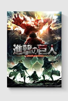 Attack On Titan Anime Manga Poster - Yüksek Çözünürlük Hd Duvar Posteri DUOFG105994