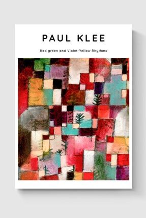 Paul Klee Tablo Sanatsal Ünlü Ressam Poster - Yüksek Çözünürlük Hd Duvar Posteri DUOFG101057