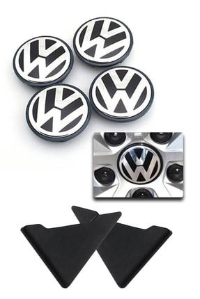 Volkswagen Jetta 2012-2017 Jant Göbeği Kapak Seti (4 ADET) Ve Köşe Lastiği Seti JettaJantKapak1