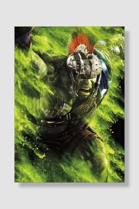 Marvel Hulk Film Posteri Yüksek Kaliteli Kalın Parlak Kuşe Kağıdı FDDPS013