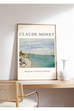 Claude Monet Regattas At Argenteuil Çerçevesiz Poster ASDPS007
