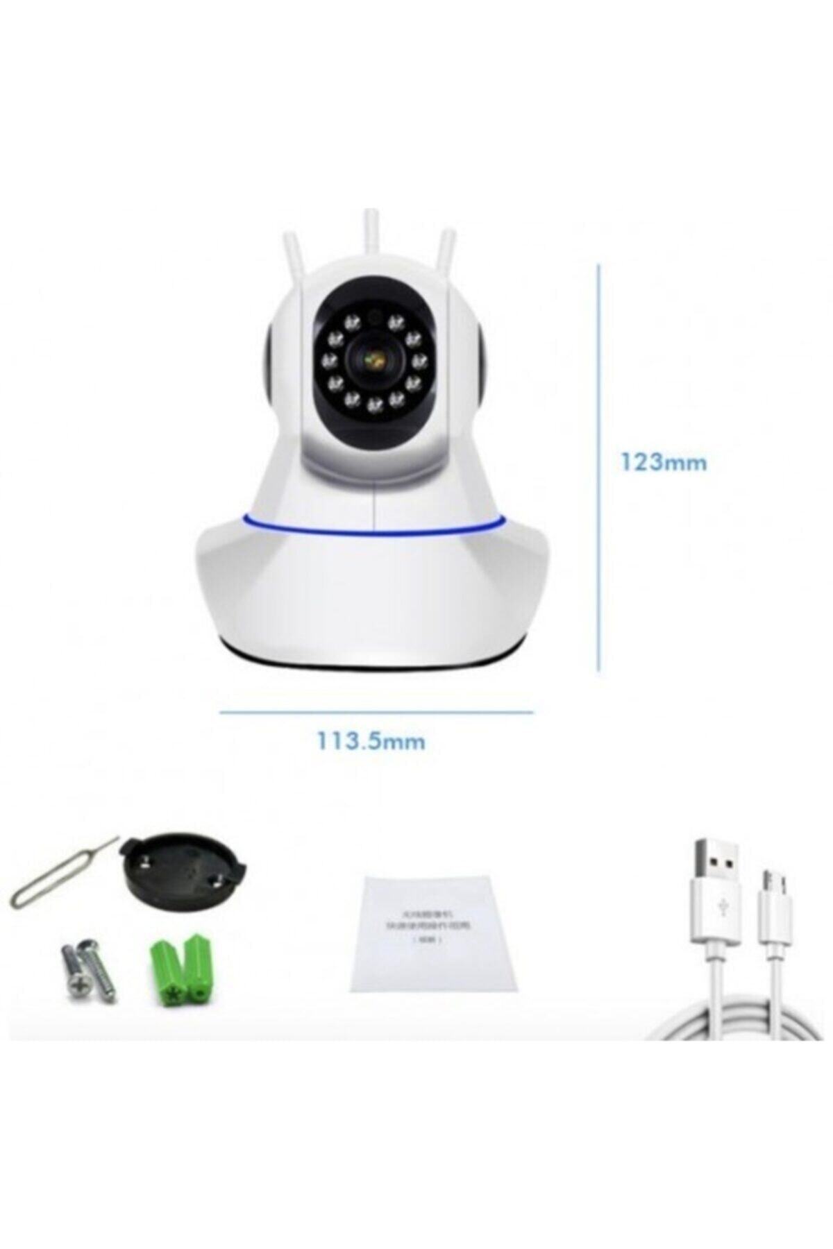 Kingboss Repex Gece Görüşlü Hd 360 Derece Wifi Ip Bebek Kamerası fotoğrafı 5 (önizleme)