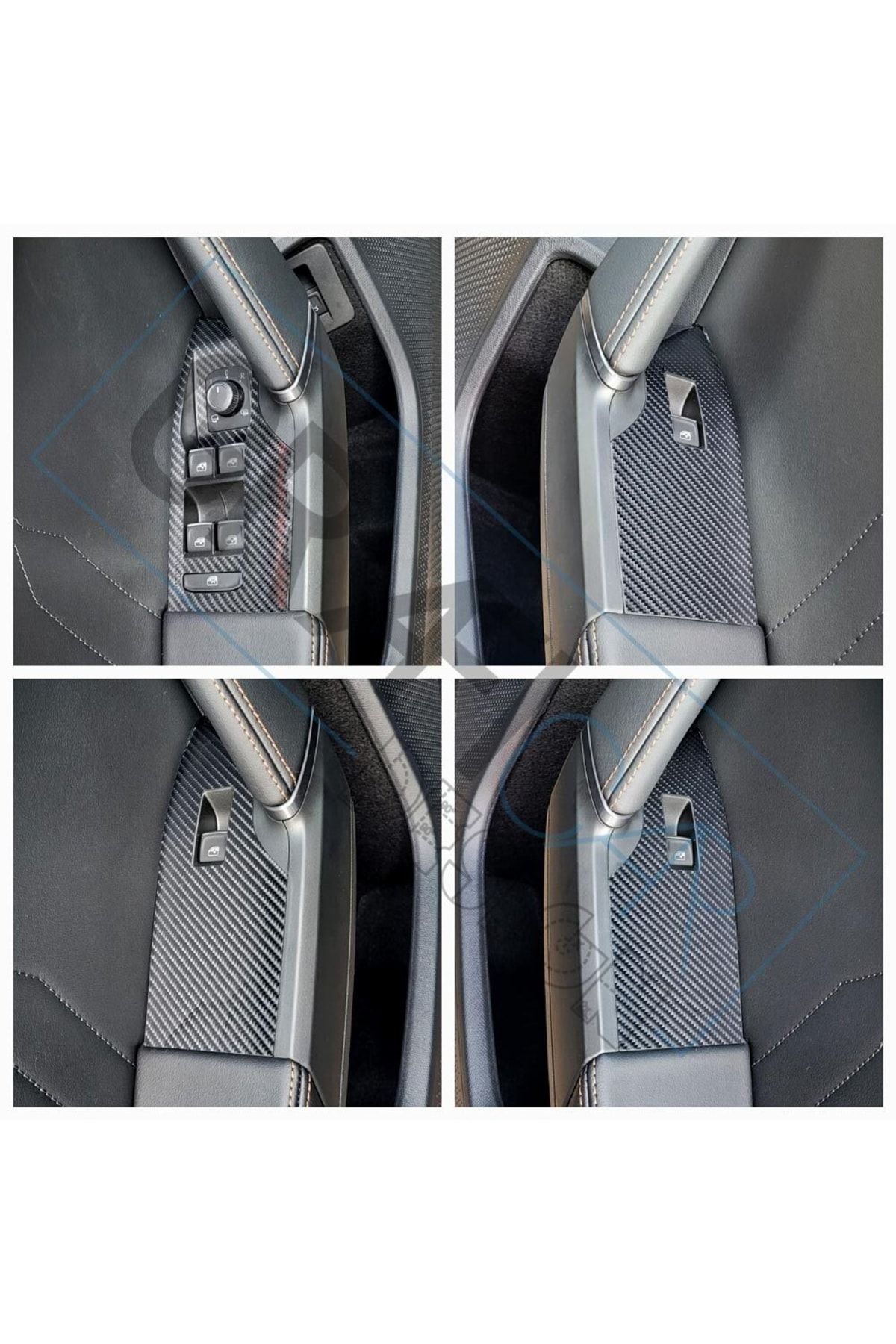 GRAFİCAR-Cupra Formentor 4 Door Interior Grip Covering Sticker Set 2