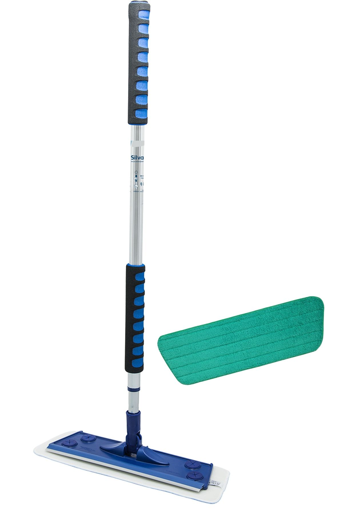 Silva Network Mikrofiber Teleskopik Tekli Islak Mop Set Cpvslv26