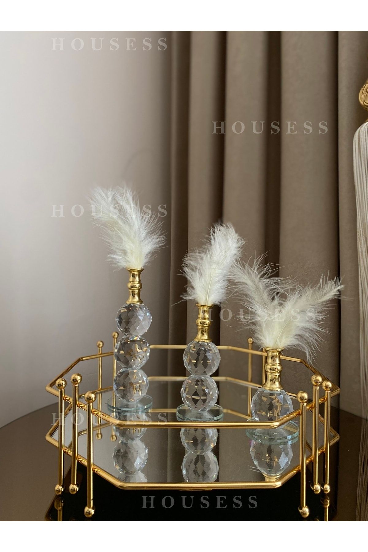 Gold decorative 2025 tray