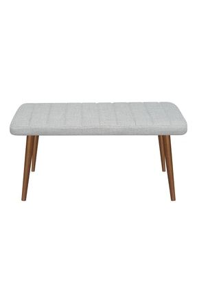 Otto Bench Keten Kumaş Kapitone Dikiş MV1004