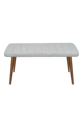 Otto Bench Keten Kumaş Kapitone Dikiş MV1004