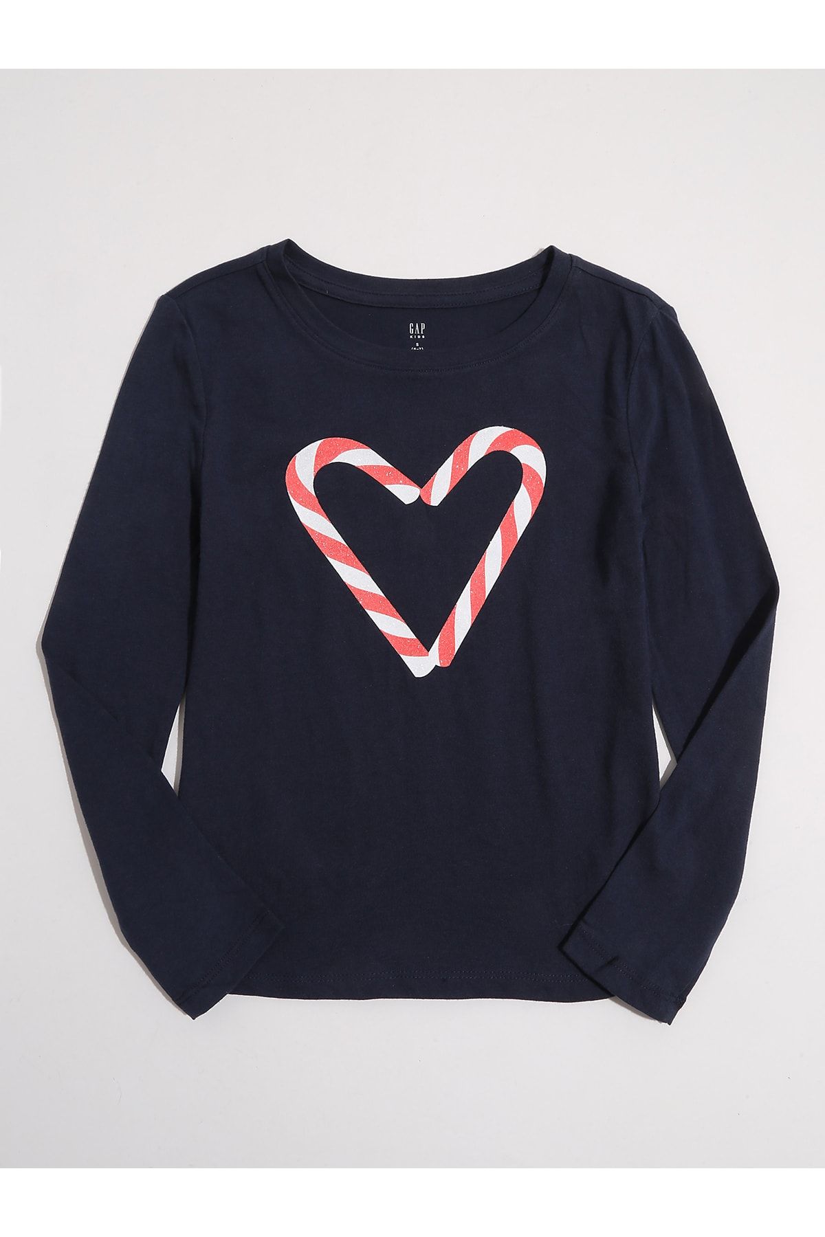 Kız Çocuk Lacivert Novelty Uzun Kollu T-shirt